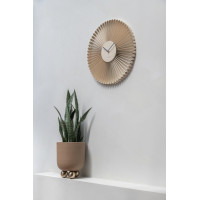 Nástenné hodiny Karlsson Cascara KA6074WH – tichý chod a minimalistický dizajn (50 cm)